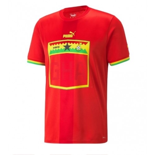 Tanie Strój piłkarski Ghana Koszulka Wyjazdowej MŚ 2022 Krótkie Rękawy